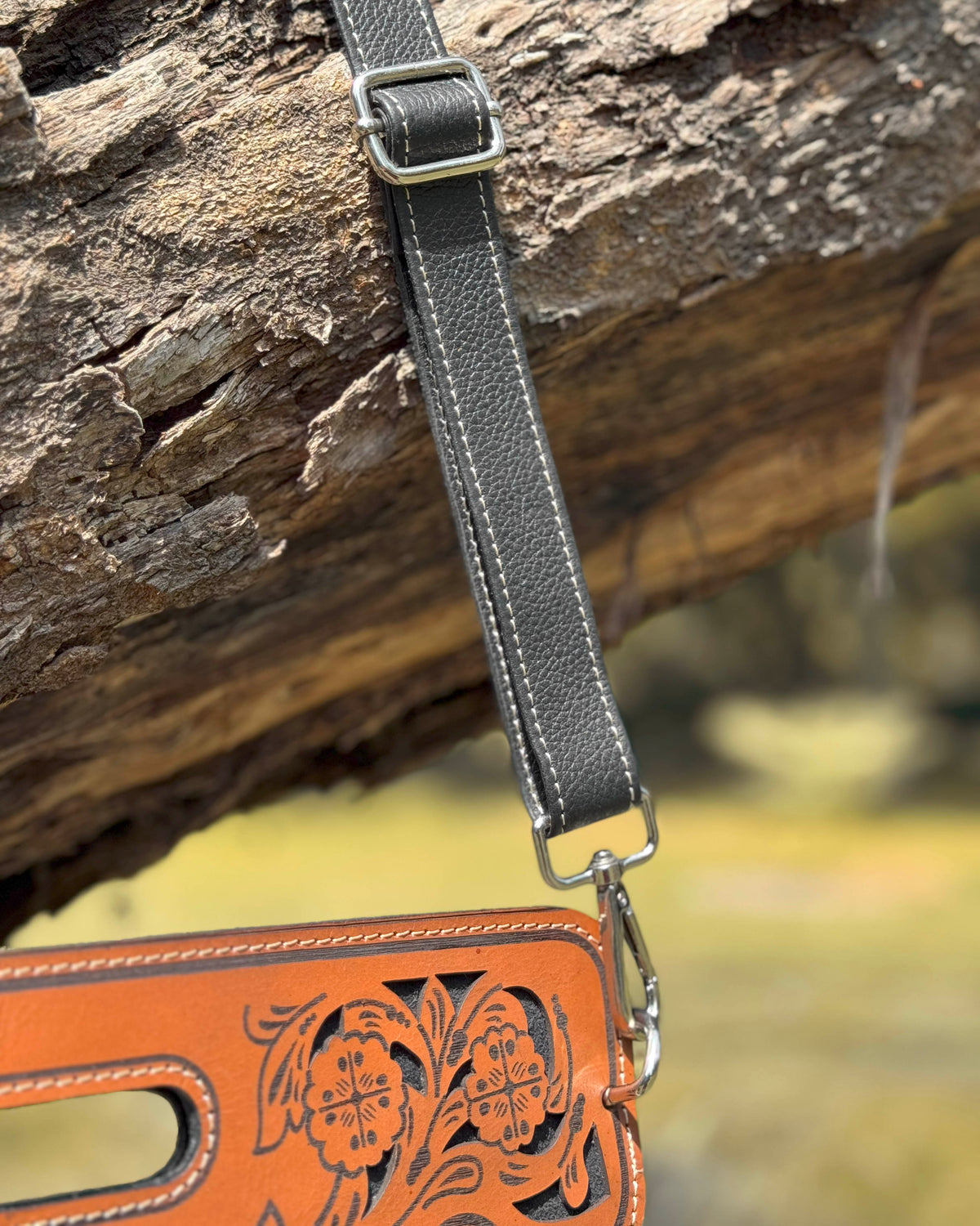 Western Cowhide Fringe Crossbody Bag