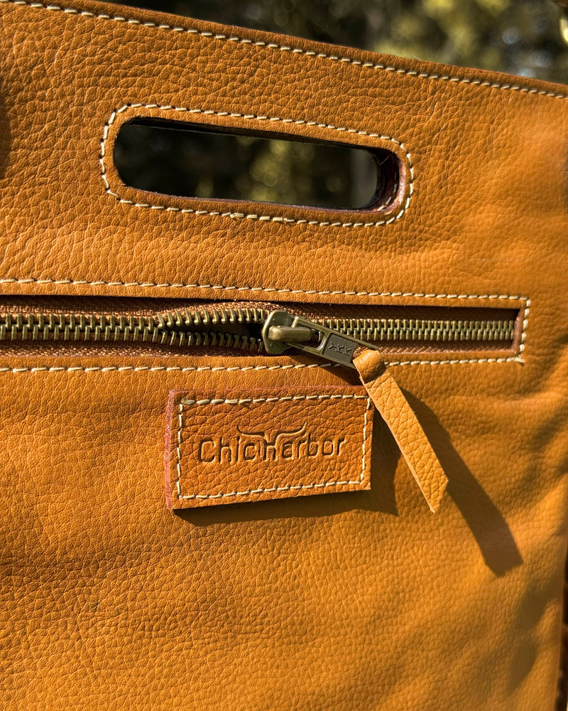 Western Cowhide Leather Fringe Crossbody