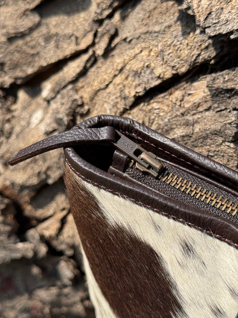 Premium Cowhide Tote — Genuine Leather Handbag