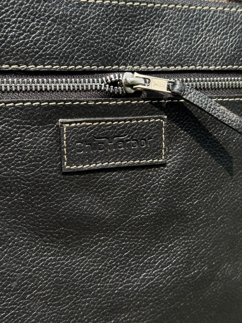 Cowhide Patchwork Fringe Crossbody Bag – Genuine Leather