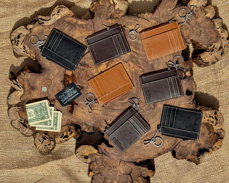 Chic Harbor Leather Card & Coin Wallet — A Thoughtful Gift for Everyday Use