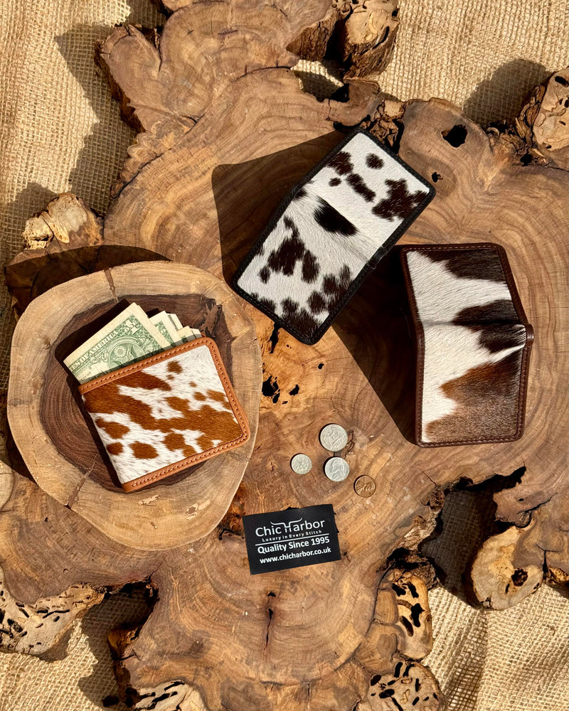 Chic Harbor Leather Bifold Wallet — Minimalist Style, Maximum Function