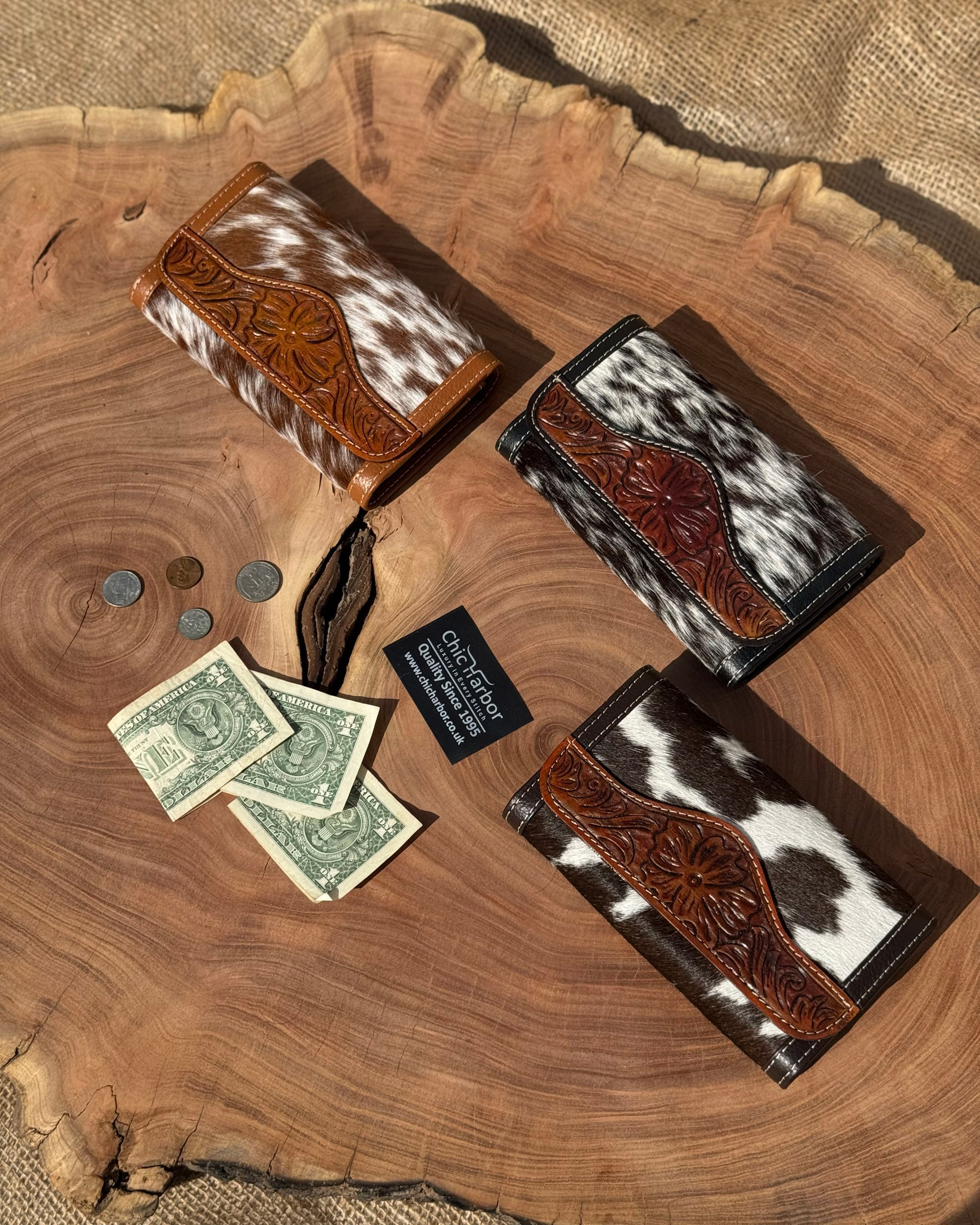 Cowhide Long Wallet — Premium Craftsmanship with Smart Organization