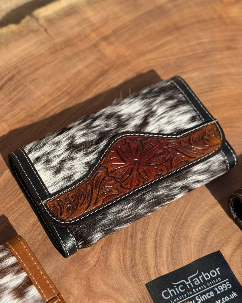 Cowhide Long Wallet — Premium Craftsmanship with Smart Organization