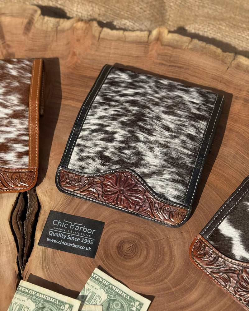 Cowhide Long Wallet — Premium Craftsmanship with Smart Organization