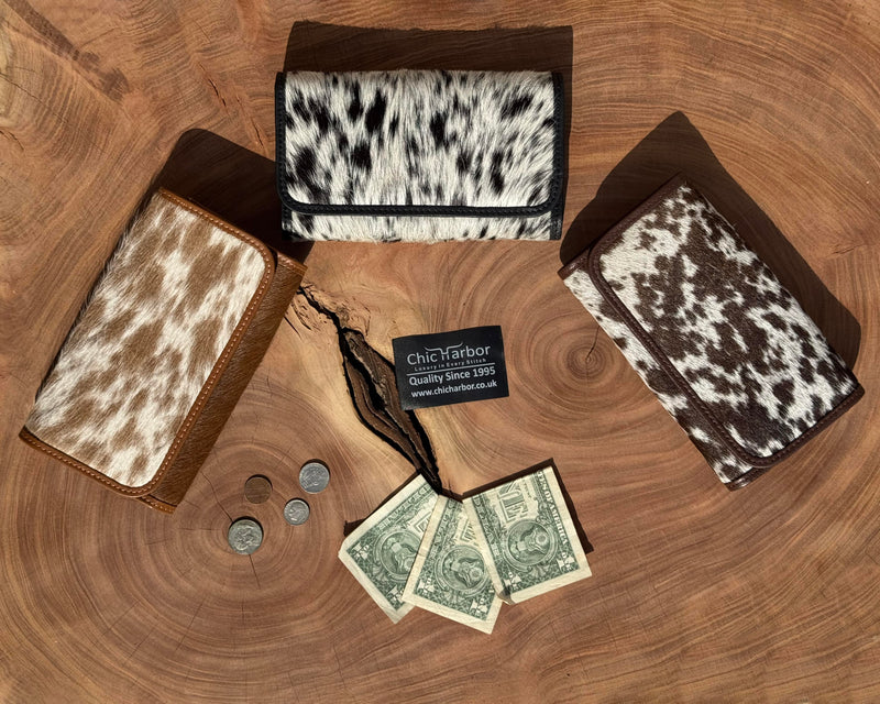 Unisex Cowhide Long Wallet — Premium Handcrafted Leather Design