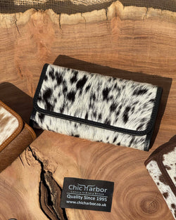 Unisex Cowhide Long Wallet — Premium Handcrafted Leather Design