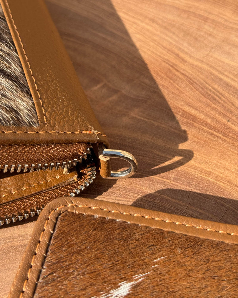 Chic Harbor Women’s Cowhide Zip Wallet