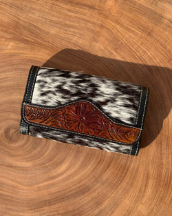 Cowhide Long Wallet — Premium Craftsmanship with Smart Organization