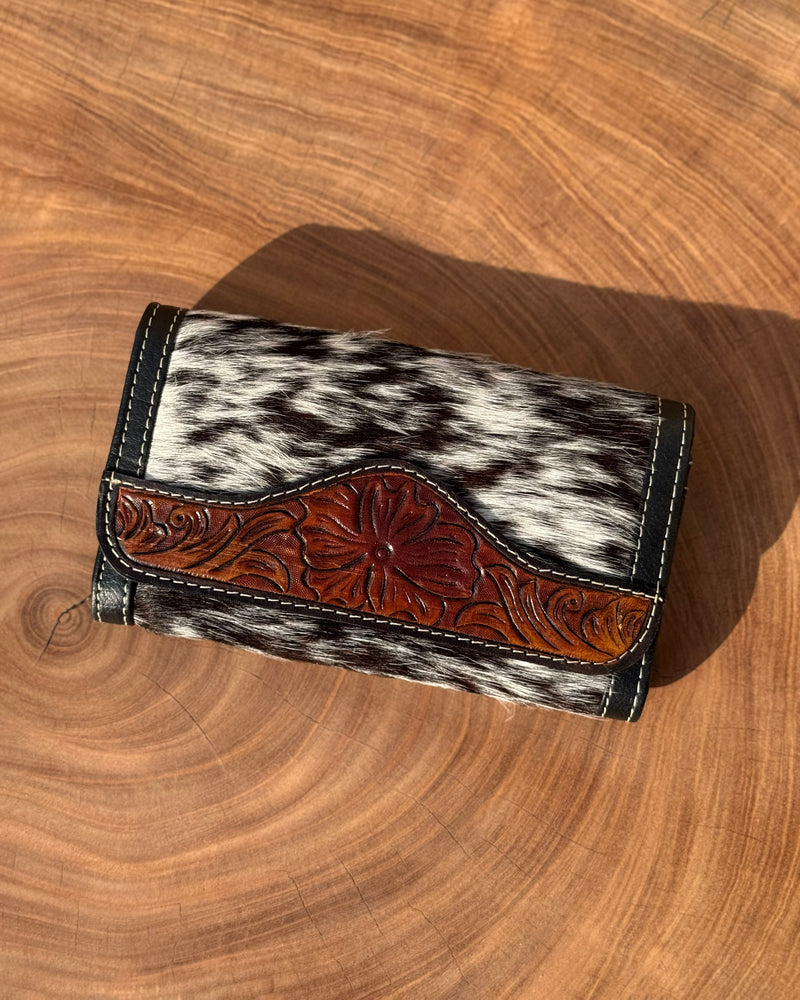 Cowhide Long Wallet — Premium Craftsmanship with Smart Organization
