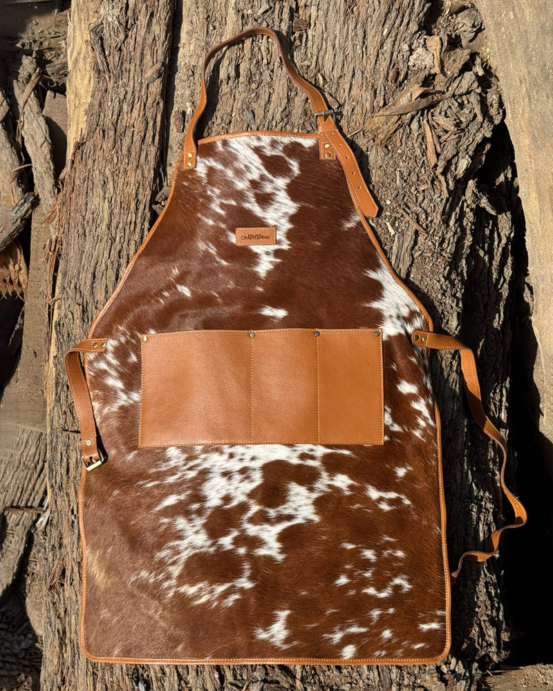 Premium Brown Leather Work Apron
