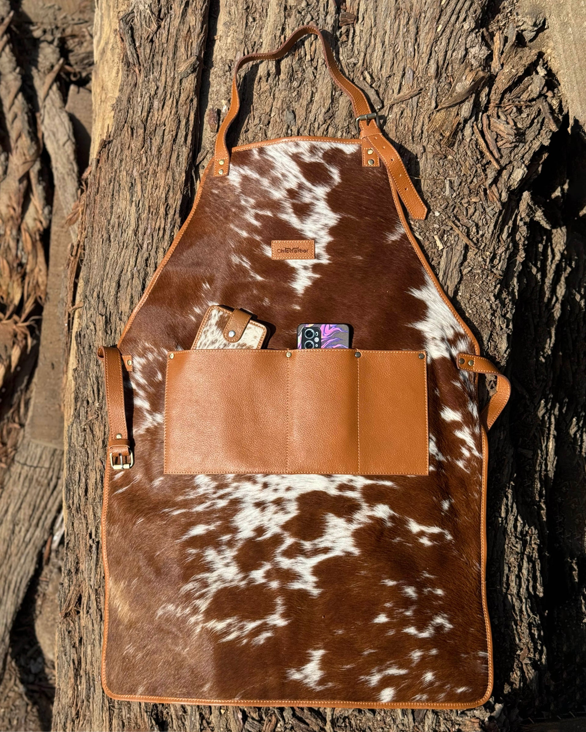 Premium Brown Leather Work Apron