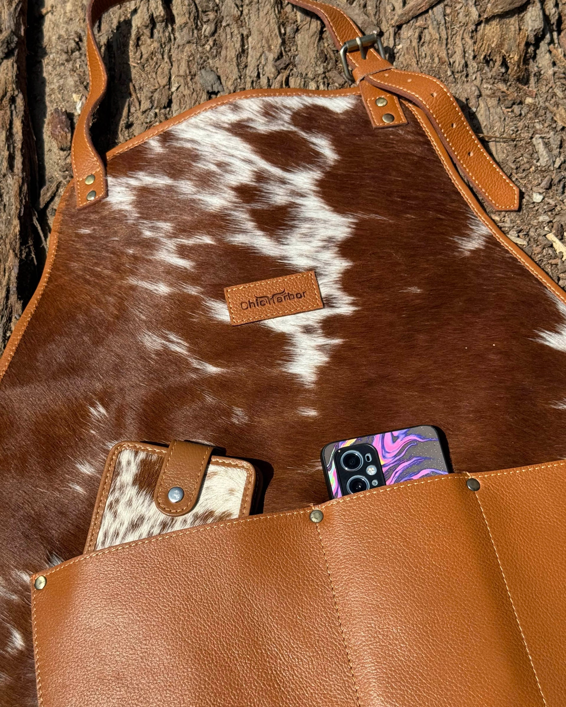 Premium Brown Leather Work Apron