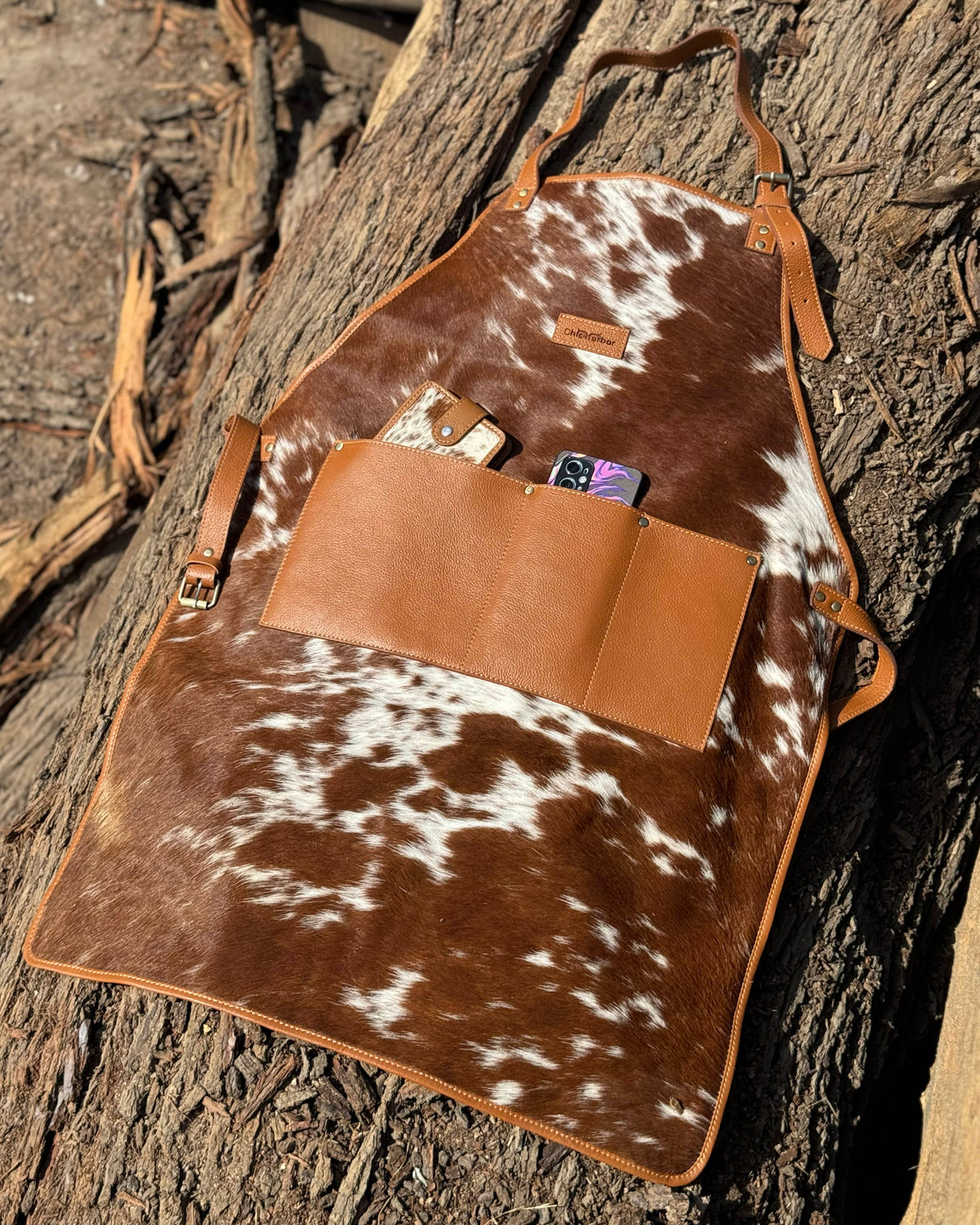 Premium Brown Leather Work Apron