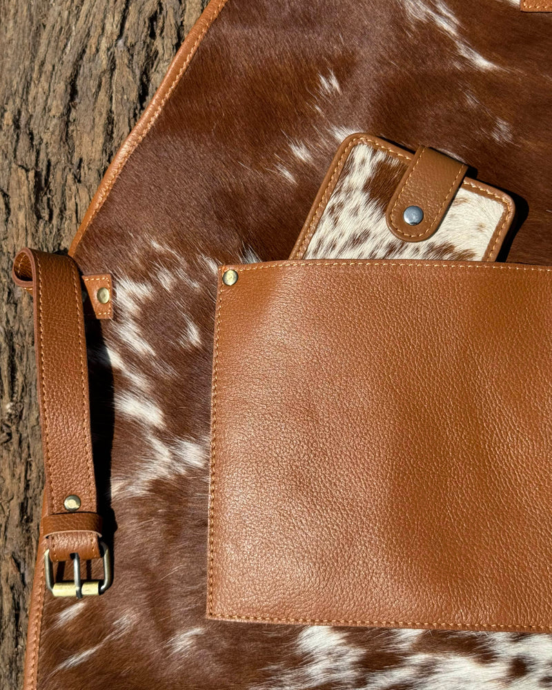 Premium Brown Leather Work Apron