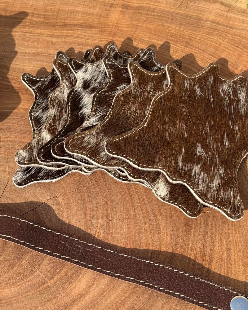 Chic Harbor Cowhide Leather Organizer Set — Handcrafted Western Essential