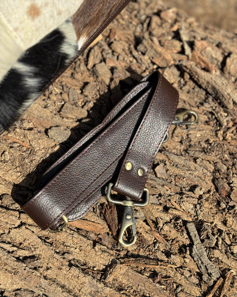 Premium Hair-On Hide Duffle Bag