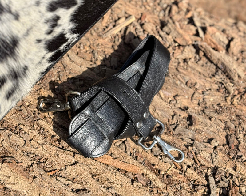 Premium Hair-On Hide Duffle Bag