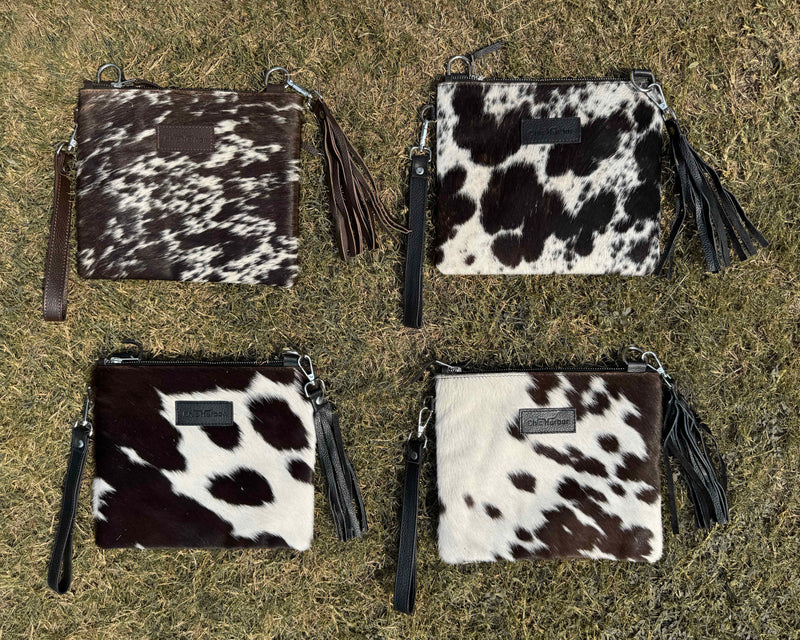 Genuine Cowhide Leather Crossbody Bag